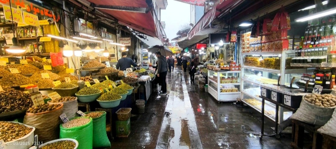 عکسی از بازار بزرگ رشت