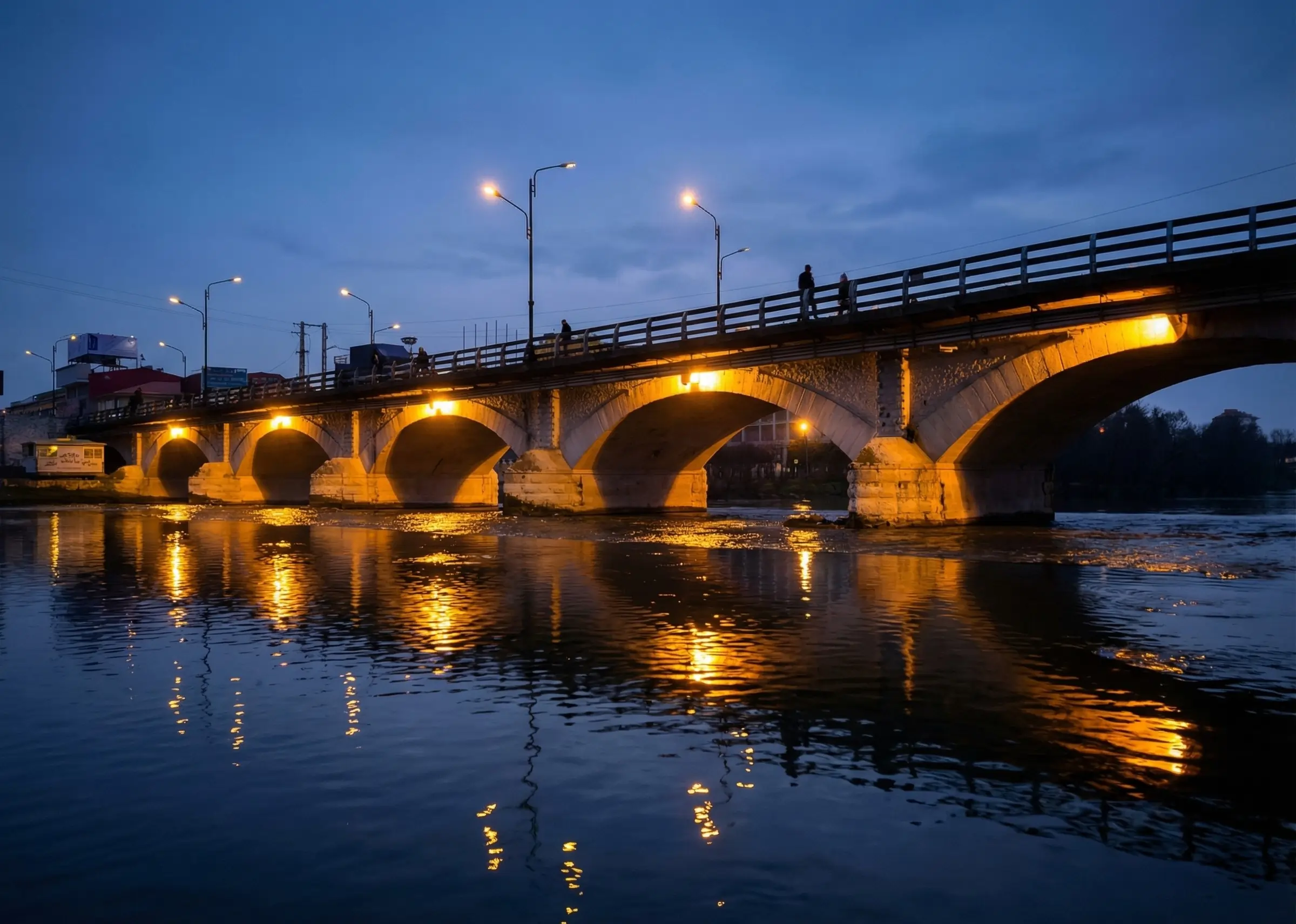 عکسی از پل چشمه‌کیله تنکابن