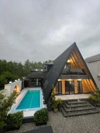 اجاره کلبه سوئیسی دو خواب استخردار-مازندران، رامسر