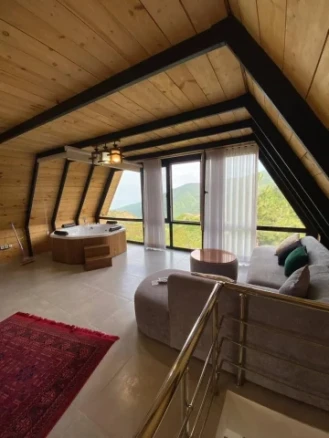 اجاره کلبه سوئیسی دو خواب جکوزی دار کله غازی مهروماه-مازندران، رامسر